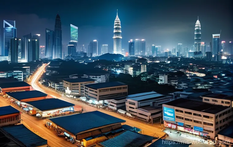 디스토피아적 미래에 관한 설문 조사 - **A scene depicting the harsh realities of climate change and resource scarcity in a near-future Mal...